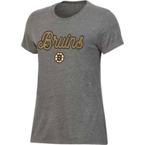 NHL Boston Bruins T-Shirt‎ NHL Licensed Graphic Tee Top Women's Size M NWT